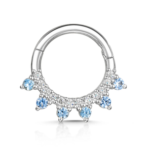 Piercing de Nariz Redondo Abierto con Zirconia para Cartílago, Anillo de Nariz de Moda, Pendientes - Product Image 2