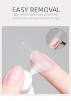 MyBeautyNails OEM Marque Privée Vaporisateur Liquide Dissolvant Gel Solide Colle Gel UV Gel à Ongles à Coller Dissolvant Sans Acétone Ongles