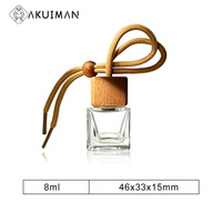 Flacon de parfum pour voiture personnalisé de 8 ml avec boîte