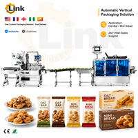 Machine d'emballage automatique sur mesure pour barres d'avoine et boîtes à pain, de la marque Link Factory