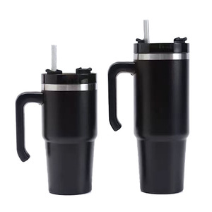 20 Oz Stainless Steel Insulated Tumbler <b>With</b> Lid And <b>Straw</b>, Double Wall Vacuum Insulated Coffee Mug Tumbler - Product Image 4