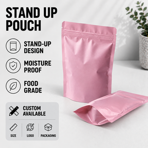 Colored frosted self-sealing <b>bags</b>, aluminum foil matte bone <b>bags</b>, jewelry sealable pockets, plastic food packaging <b>bags</b> - Product Image 1