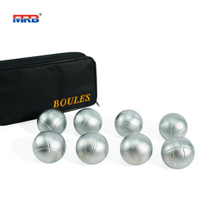 Jeu <span class=keywords><strong>de</strong></span> 8 boules <span class=keywords><strong>de</strong></span> pétanque françaises <span class=keywords><strong>de</strong></span> haute qualité 73mm en métal argenté Jeu <span class=keywords><strong>de</strong></span> boules <span class=keywords><strong>de</strong></span> pétanque <span class=keywords><strong>Obut</strong></span> - Product Image 4