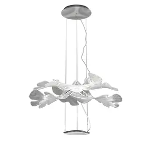 JYLIGHTING lampadario decorativo di lusso di vendita caldo soggiorno lampadario a forma di petalo in rilievo