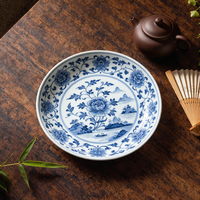 Service de table personnalisable en porcelaine fine, style Chinoiserie, minimaliste, en céramique de luxe
