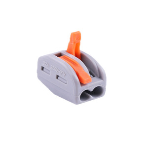 Pct-212 Quick Disconnect <b>Terminal</b> 2P 2-Core Pc Material Wire Connector For Soft And Hard Wire Joining - Product Image 3