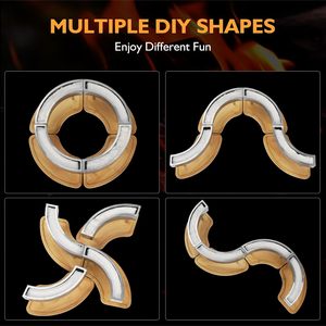 Thép Rượu Máy Tính Để Bàn Lửa <span class=keywords><strong>Pit</strong></span> Tabletop Sinh Học Ethanol Lò Sưởi DIY Thiết Kế Bàn Lửa <span class=keywords><strong>Pit</strong></span> Cho Patio Vườn S'mores - Product Image 3