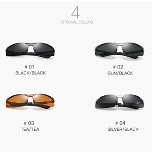 Style sportif cyclisme en plein air haute qualité étranger magnétique coloré lunettes femmes et hommes aluminium magnésium lunettes de soleil polarisées - Product Image 4