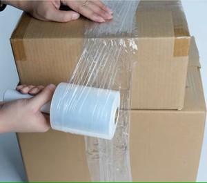 Transparent Shrink Film for Pallet Furniture Packaging Industrial <b>Plastic</b> Stretch <b>Wrap</b> - Product Image 2