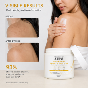 Crema Corporal Iluminadora con Niacinamida, Hidratante, Antimanchas Oscuras, para Rostro/Cuerpo/Manos, Piel Seca/Opaca, con Manteca de Karité y Vitamina C, Hidratación 48H - Product Image 6