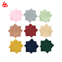 Serviettes de cocktail en or de luxe Serviettes en papier couleur Airlaid Serviette de table jetable pour bar de mariage