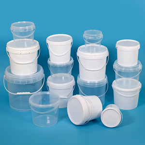 Bán buôn cấp thực phẩm PP HDPE 150ml 350ml 500ml 600ml 1L 2L 3L 5L 6L 10L 15L 18L 20L 25L nhựa Xô có nắp đậy và xử lý - Product Image 3