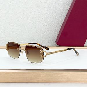 Lunettes de soleil de luxe sans monture 2026 CT0701 <span class=keywords><strong>Ka</strong></span> Jia, verres taillés diamant, monture ovale en métal, style hip-hop, protection UV400, pour femme, design personnalisé - Product Image 3