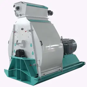 Animal Cattle Poultry Food Hammer Grinding Mill Making Mash Feed Processing Machine corn grain hammer mill