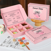Boîte à biscuits personnalisée avec logo, papier alimentaire, emballage écologique pour boulangerie, personnalisation de cadeaux de mariage, boîtes à desserts
