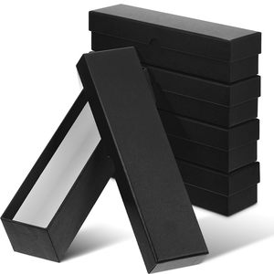 Nouvelle arrivée, boîte d'emballage cadeau en carton noir de haute qualité avec base et couvercle pour l'emballage de stylos de bonne qualité, rangement de colliers - Product Image 1