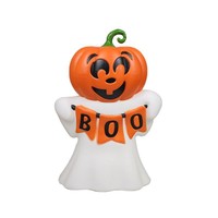 Décoration d'Halloween en plastique, fantôme, citrouille, homme, ornements gonflables lumineux et originaux de grande taille, créant une ambiance festive