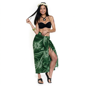 Premium Hawaiian Sarong Pareo Summer <b>Beach</b> Wrap Soft Lightweight Tropical Style Cover Up Resort Wear OEM ODM Manufacturer Factor - Product Image 1