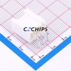 HC-VHL-3AW-G Wire-to-Board Pin Header Bent Lead Through Hole,P=3.96mm Connector 1x3P 3.96mm Right Angle Insert VH - Product Image 2
