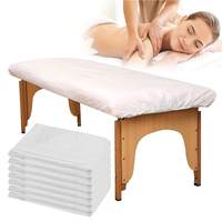 Drap de lit jetable non tissé en PP+PE pour couverture de lit facial, dispositif médical de classe I certifié CE avec désinfection à l'ozone