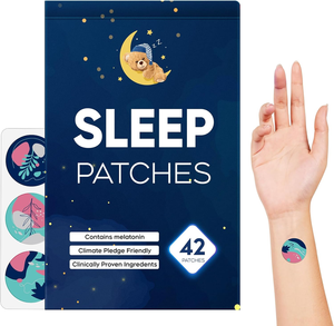 Patch bantuan tidur, OEM kekuatan ekstra alami untuk dewasa kenyamanan istirahat tidur stiker untuk tidur dalam mimpi manis rumah - Product Image 1