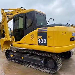 Rendimiento operativo estable Máquina de movimiento de tierras Komatsu Pc130 usada Precio bajo Excavadora de 13 toneladas con motor de núcleo en stock - Product Image 1