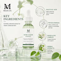 Essence anti-acné 30 ml, acide salicylique, polyquaternium, quaternium-73, extraits d'herbes, équilibre du sébum, clarifiant des pores, sérum pour la peau