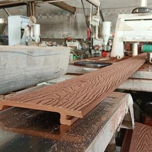 Облицовка стен наружные панели Wpc дерево современный сад Китай онлайн 3d глубокое тиснение наружная облицовка стен - Product Image 5