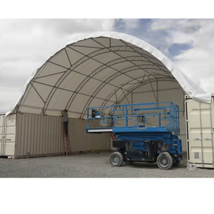 Abri-conteneurs, garages, entrepôts, tentes dôme en acier galvanisé à installation facile, vente directe usine. - Product Image 3