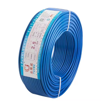 Cable Eléctrico JINWANCHENG 3C, Aislamiento de PVC Plano Ignífugo, BVVR de Doble Capa Multifilar, 220V 2.5mm, Núcleo de Cobre Puro para Interiores