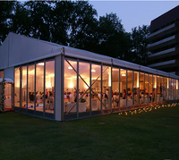 10x10m 10x15m 10x20m tente de club de mariage transparente tente dôme en verre luxe blanc grand grand chapiteau tipi tentes événement et mariage