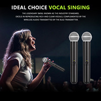 Sistema Inalámbrico Vocal Doble BLX288/SM58 con Dos Micrófonos de Mano Dinámicos Beta58a para Actuaciones en Vivo