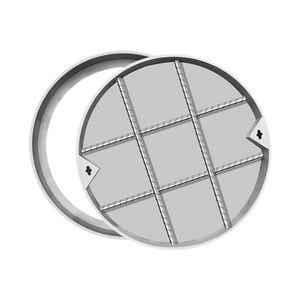원래 공장 맞춤형 304 및 316 스테인레스 스틸 보이지 않는 맨홀 커버 공공 사용 - Product Image 3