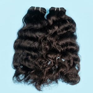 Extensions de cheveux indiens Remy à double trame, ondulés, style afro bouclé, alignement des cuticules, toutes couleurs, provenance du Tamil Nadu - Product Image 1