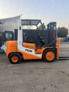 Chariot élévateur diesel TCM FD30 3 tonnes d'origine japonaise utilisé pour les fermes avec composants de base inclus - Product Image 3