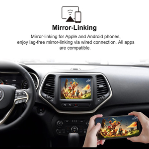 Không dây Apple Carplay bảng điều khiển cho Dodge Ram 2014-2017 DSP Navigation phía sau máy ảnh Android Auto đài phát thanh DVD Máy nghe nhạc gương liên kết - Product Image 5