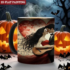 Heat Sensitive <b>Ceramic</b> <b>Mug</b> Frosted Black 11oz Sublimation Blank Coffee Cup - Product Image 6