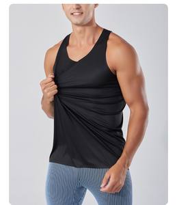 Débardeur de course sans coutures pour hommes, léger, respirant, en polyester, de bonne qualité, pour la gym et le sport - Product Image 6