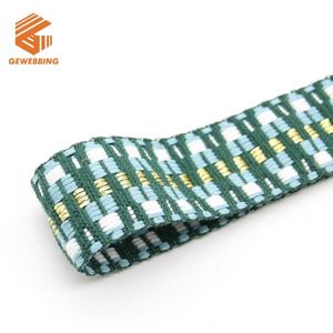 Factory 38mm Colorful National Style Woven Polyester Cotton Jacquard Webbing for Shoes Bag in Stock - Product Image 6