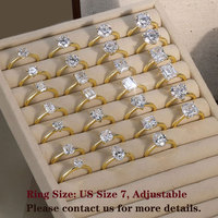 Ensemble de bijoux de fiançailles en argent sterling 925 massif, diamant de laboratoire moissanite, cadeaux, alliance plaquée or 14 carats, bague pour femme VVS