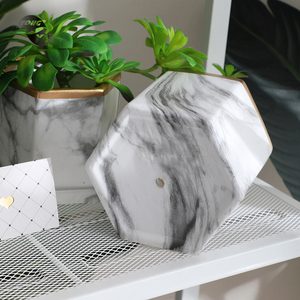 <span class=keywords><strong>Pot</strong></span> de plantes en céramique avec support métallique, <span class=keywords><strong>Pot</strong></span> pour plantes de fleurs, avec cadre en fer doré, pour décoration d'<span class=keywords><strong>intérieur</strong></span> - Product Image 4