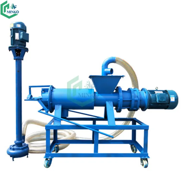 poultry dung dehydrator dewatering machine screw press sludge solid-liquid separator dewater machine
