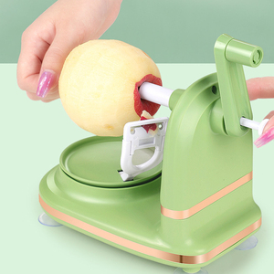 Éplucheur de fruits manuel multifonctionnel à <span class=keywords><strong>manivelle</strong></span>, couteau à poire, machine à éplucher, éplucheur d'orange manuel multifonction - Product Image 6