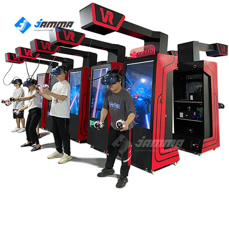 Idee per piccole imprese macchina da gioco Arcade a gettoni 9D Vr macchina da gioco di avventura per realtà virtuale