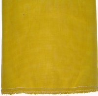 Sac tubulaire en maille PP Leno jaune, 30x50cm