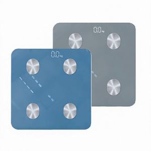 Báscula Digital de Vidrio con Bluetooth, Báscula Electrónica Profesional de Grasa Corporal con BMI, para <span class=keywords><strong>Peso</strong></span> Corporal y Grasa - Product Image 1