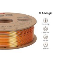 Filament d'impression 3D Wuhu R3D Tricolor, 3 couleurs en 1, diamètre 1,75 mm, tolérance 0,02 mm, longueur 330 m, certifié ROHS/ISO, 190-220