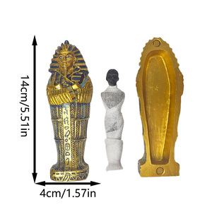 Ornamento in resina mummia egiziana fatto a mano decorazione Souvenir principessa reale decorazioni in stile <span class=keywords><strong>egiziano</strong></span> - Product Image 5