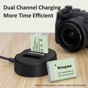 Batterie Li-ion de remplacement KingMa NB-13L pour <span class=keywords><strong>appareil</strong></span> <span class=keywords><strong>photo</strong></span> <span class=keywords><strong>Canon</strong></span> G7X3 G5X2 G7XII G5X <span class=keywords><strong>G9X</strong></span> SX620 SX720 HS - Product Image 3