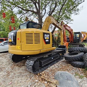 Machine de construction de condition de travail parfaite d'excavatrice de CAT308D 308E 308E2 utilisée par Chinois bon marché en Stock - Product Image 1
